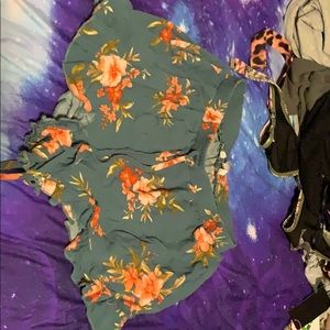Flowy flowered shorts